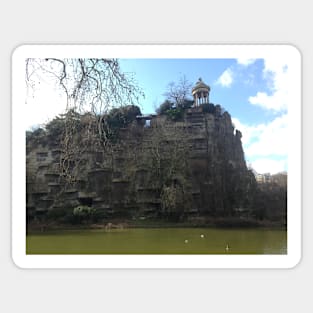 Watch Tower in a Parisian Park Sticker